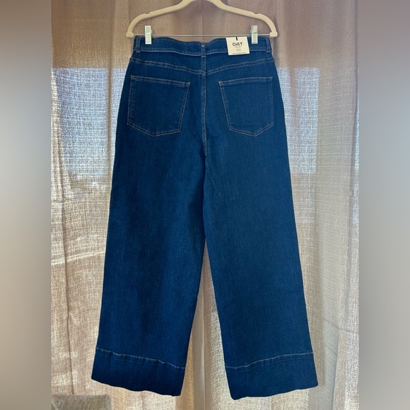 Oat New York Wide-Leg Blue Denim Tie Pants size 8/29 NWT - Picture 6 of 10